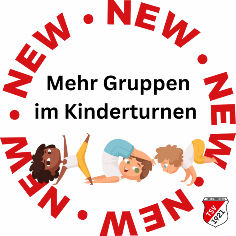 Neue Gruppen im Kinderturnen!